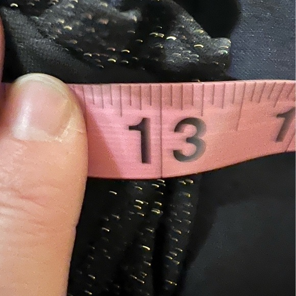 H:ours el dorado mini dress XS corset black metallic romantic whimsy goth​​​​​​ - Picture 13 of 16